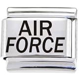 Body Candy Italian Charms Laser AIR FORCE