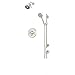 Rohl MBKIT34EXMPN Kit Michael Berman Pressure Balance Shower Package with Cross Handle includes Mb1939XM 1440/6 Wi0120 and 1320E, Polished Nickel