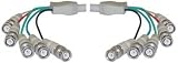 BNC x 5 Male / BNC x 5 Male, Double-Shielded, 25 ft