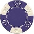 Clay Composite Lucky Crown Poker Chips 25 11.5 gram Purple Poker Chips