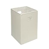 Badger Basket Folding Hamper Ecru by Badger Basket