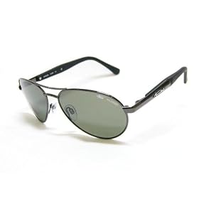 Bolle Sunglasses Zyrium Shiny Gun Metal Frame with Polarized Axis Lenses