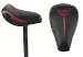 REDLINE Flight Mini Saddle, with 13/16 Post, Black