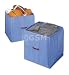 Whitmor Set of 2 Collapsible Cubes - Blue (14")