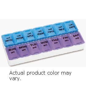 Single Detail Page Misc: Twice a day Weekly Pill Organizer By Apex Healthcare Products
