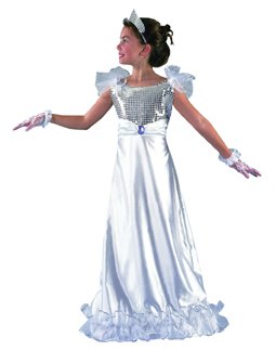 Childrens Toyshop  Third Party New : Kostüm Kinder Abendkleid 7-9 Jahre 100% Polyester