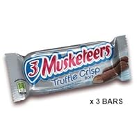 Three Musketeers Truffle Crisp Bars (Pack of 24)