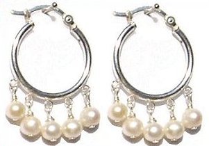 Click here to buy Barbuda Sterling Silver & Fresh Water Pearl Earrings.