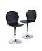 2 Swivel Shell Chair in Faux Leather By Winsome Furniture