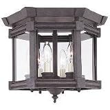 7624-746 - SeaGull Lighting Six-Light Brass Close to Ceiling