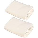 American Baby Company 100% Organic Cotton Interlock Fitted Pack N Play Sheet, Natural, 2 Count