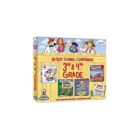 After School Clubhouse 3rd & 4th Grade (Spy Fox 2, Oregon Trail 5th, Zoombinis Island Odyssey, Cluefinders Mystery of the Monkey Kingdom)