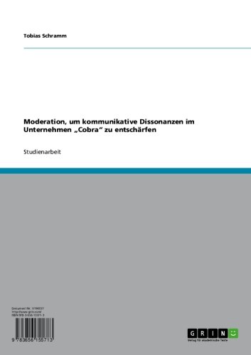 Moderation, um kommunikative Dissonanzen im Unternehmen 