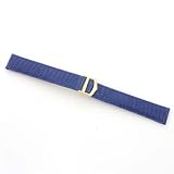 Blue Genuine Lizard Strap 15mm