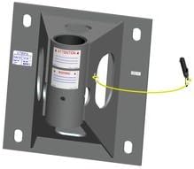 3M (IN-2124) 8 Inch Clearance Mural Wall Adapter IN-2124, Stainless Steel [You are purchasing the Min order quantity which is 1 Each]