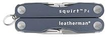 Leatherman 80080003K Squirt P4 Storm Gray Multitool with Small Pliers 