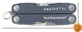 Leatherman 80080003K Squirt P4 Storm Gray Multitool with Small Pliers