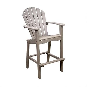 Lifestyle Poly Resin 30 High Dining Chair Finish: Green