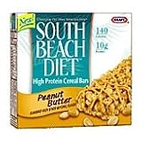 South Beach Diet Cereal Bars High Protein Peanut Butter 6oz 5 Bars/Box