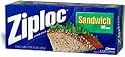 Johnson Wax 00390 Ziploc Sandwich Bags - 50 Count - Case of 12