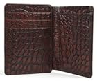 Bosca Kings Creek Front Pocket ID Wallet Brown