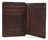 Bosca Kings Creek Front Pocket ID Wallet Brown