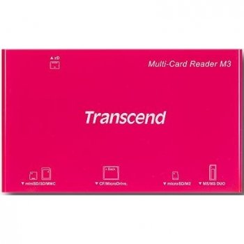 Childrens Toyshop  Electronics : Transcend TS-RDM3R All in 1 USB 2.0 Multi Card Reader (Red)