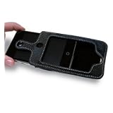 iPod Touch 2gen Leather Case - with Belt Clip (Black)