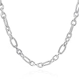 Sterling Silver Designer Necklace 30"
