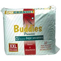 HealthPersonalCare: Buddies Premium Extra Large Underpads, Size . 36 Inches x 36 Inches, # 6005   10 Ea / Bag, 4 Bags