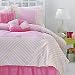 Lindsay Pink Stripes - 4pc Girls / Teen Room Full Bedding Comforter Set