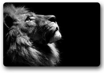 Lion Roar Customized Novelty Rug Bathroom Carpets Doormat Indoor or Outdoor Floor Door Mat 23.6x15.7 Inches