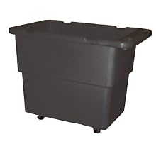 Dixie Poly Polytheylene Box Cart, 500 lbs Load Capacity