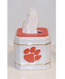 Clemson Tigers Bathroom Tissue Box Cover NCAA College Athletics