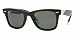 Ray Ban RB2157K Wayfarer 901/N5 Sunglasses Shiny Black Frame With Cry.Polar Green+A.R Blue Lens Size 50-22-150