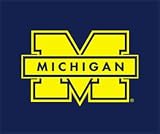 Michigan Wolverines Logo Classic Collection Throw