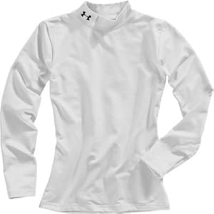 Under Armour Junior ColdGear Fitted Mock Neck Long Sleeve Compression Top - X Large