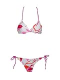 Guess Pink & Orange String Bikini W/Rhinestones XS