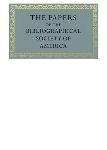 Bibliographical Society of America Membership