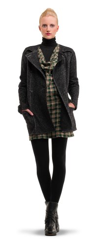 COTTON & WOOL FRENCH TERRY PEACOAT