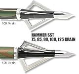 WASP HAMMER SST BROADHEADS -- 6-PACKBlades: 3 / Weight: 125gr / Cut Dia: 1-3/16
