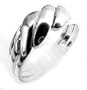 Sterling Silver Weaved Three Band Puzzle Ring(Sizes 5,6,7,8,9)
