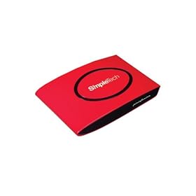 SimpleTech SP-U25/160 SimpleDrive 160 GB 2.5" USB 2.0 Portable Hard Drive (Red)