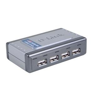 D-Link, Hub 4-Port USB 2.0 Type A (Catalog Category: USB Hubs & Converters / Hubs- USB)