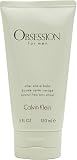 Obsession By Calvin Klein For Men. Aftershave Balm 5 Ounces