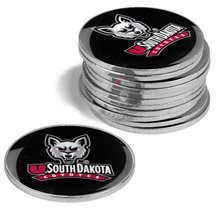 South Dakota Coyotes Golf Ball Marker Pack)