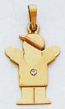 Boy Diamond Childs Charm - XK459AA