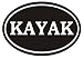 KAYAK TEXT OVAL Decal Sticker