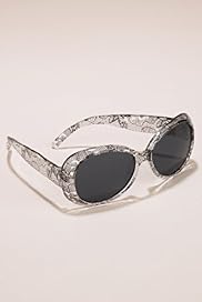 Older Girls Lace Print Sunglasses