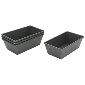 Kaiser Bakeware La Forme Nonstick Mini Loaf Pans, Set of 4 by Kaiser